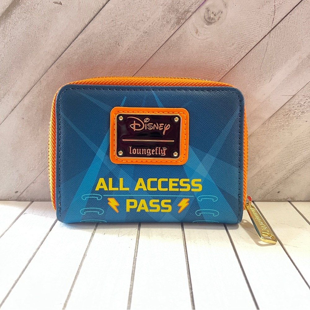EUC Loungefly Powerline Stand Out Tour Zip Wallet - Picture 3 of 5